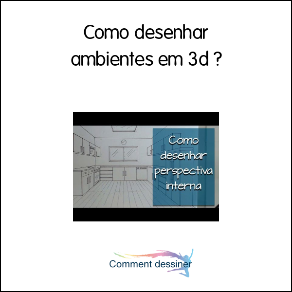 Como desenhar ambientes em 3d